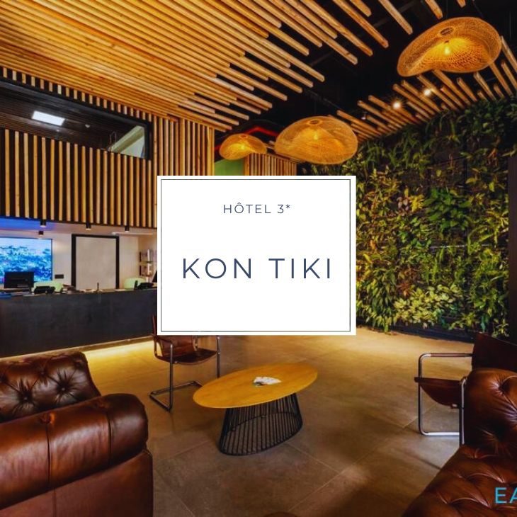 hotel kon tiki sur l'ile de Tahiti en Polynésie