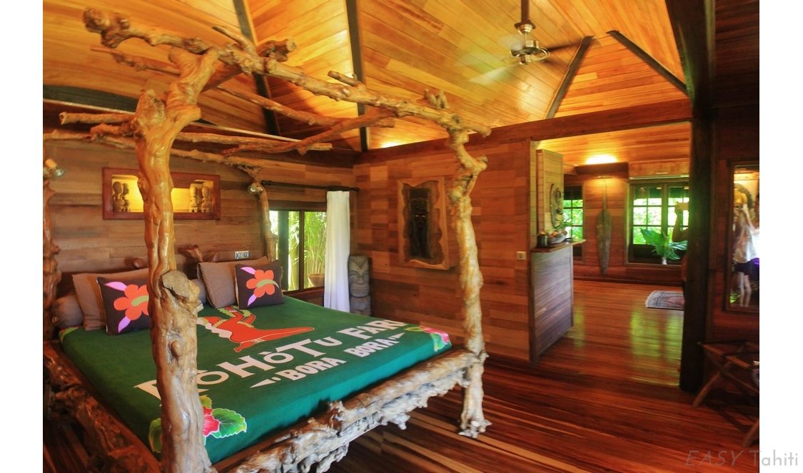 chambre unique en pension de famille romantique à Bora Bora pour votre voyage en polynésie