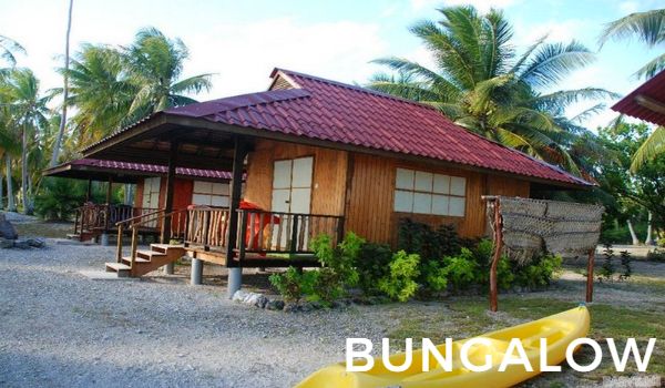 bungalow à la pension de famille KORIRI sur l'ile de Fakarava en Polynésie
