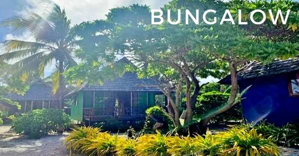 bungalow à la pension maupiti holiday sur l’ile de Maupiti en Polynésie