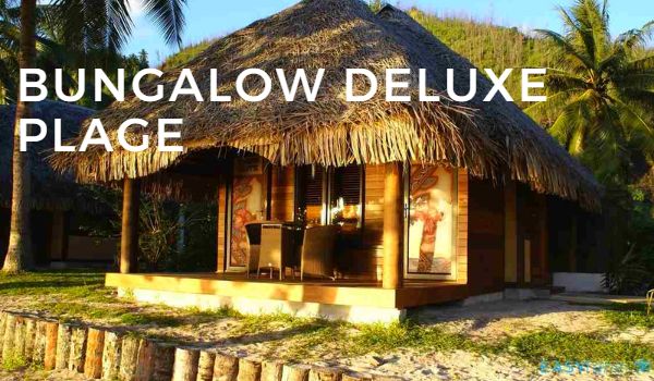 bugalow plage a hotel Le MAHANA sur l'ile de Huahine en Polynésie