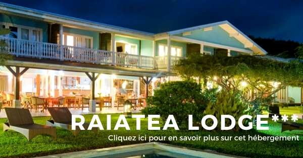 hôtel de charme Raiatea Lodge sur l'ile de Raiatea en Polynésie