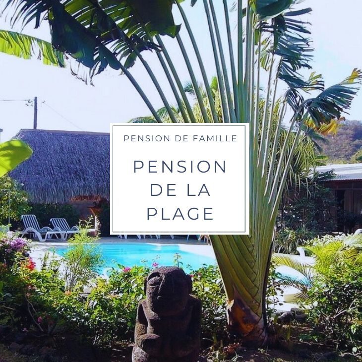 pension de la plage sur l'ile de Tahiti en Polynésie