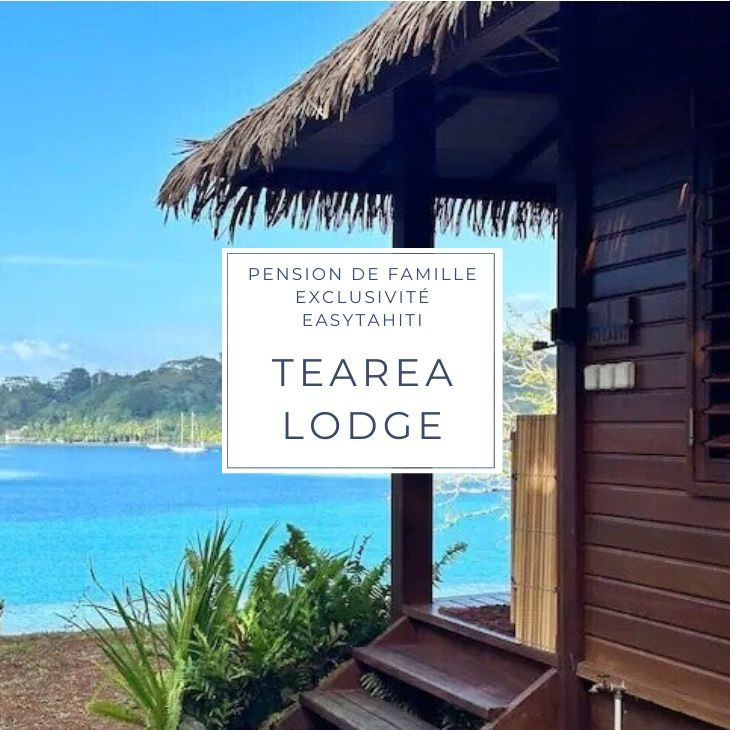 pension TEAREA LODGE sur l'ile de Huahine en Polynésie