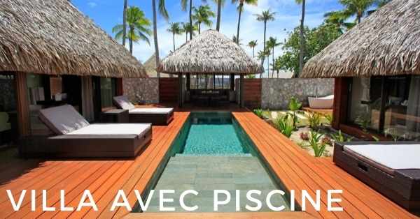 villa avec piscine privée a l'Hôtel Kia Ora sur l'ile de Rangiroa en Polynésie