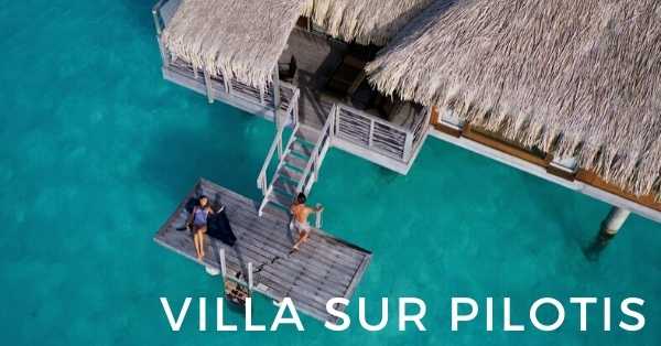 bugalow sur pilotis a hotel InterContinental Thalasso and spa BORA BORA sur l'ile de Bora Bora en Polynésie